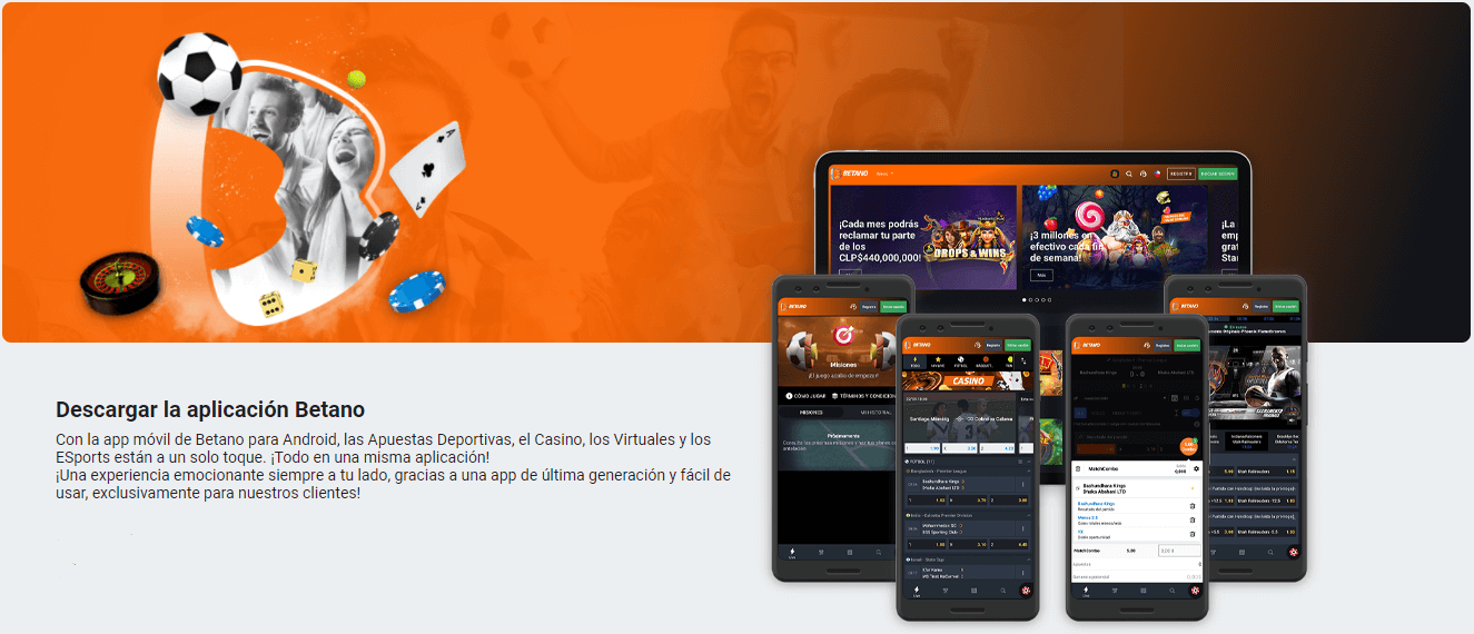 Betano App: juega desde el móvil