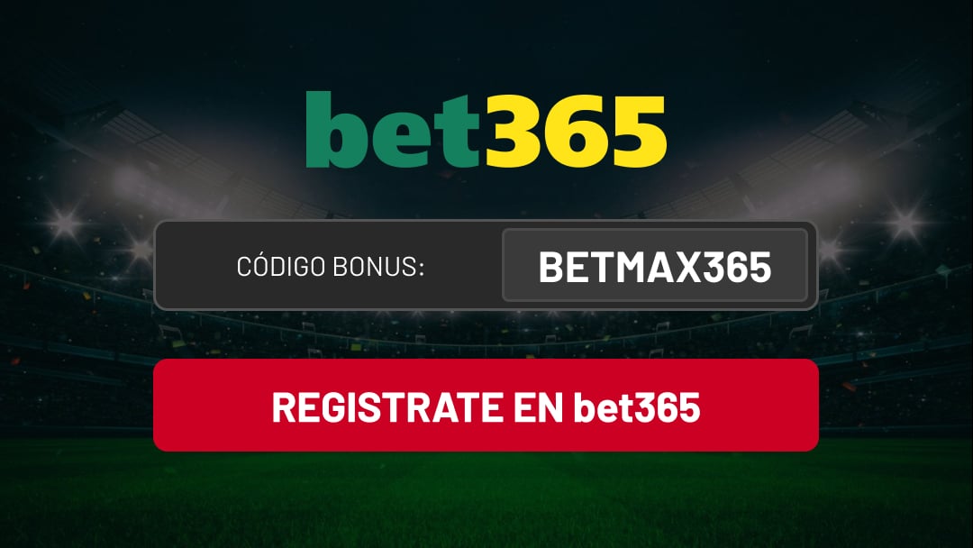 Código bonus bet365 «BETMAX365» en septiembre 2026